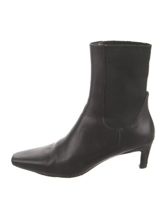 TOTEME Leather Sock Boots