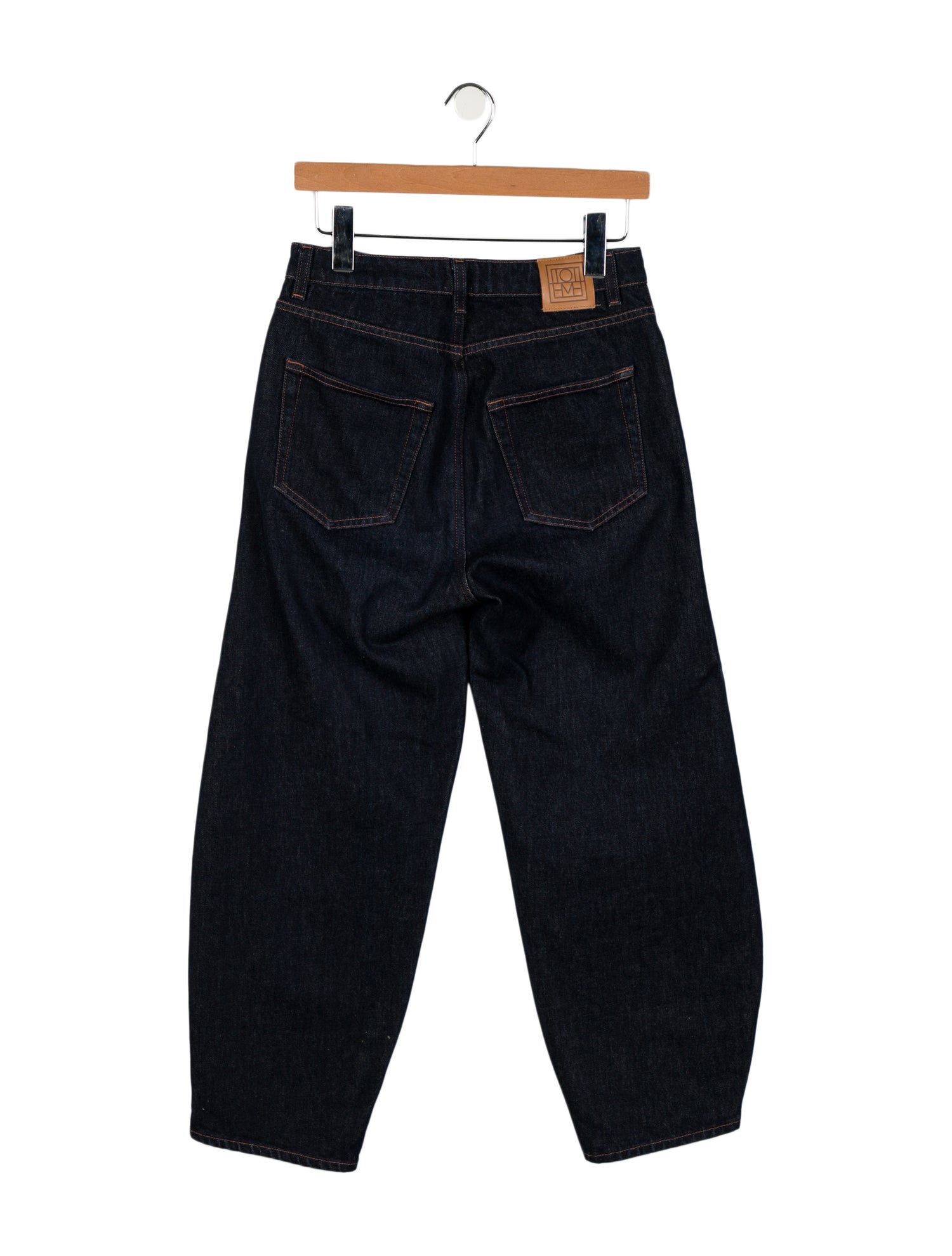 TOTEME High-Rise Straight Leg Jeans