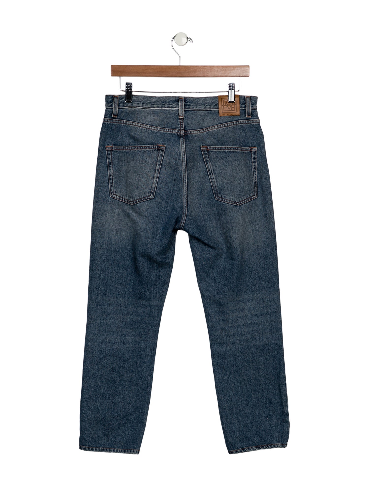 TOTEME High-Rise Straight Leg Jeans