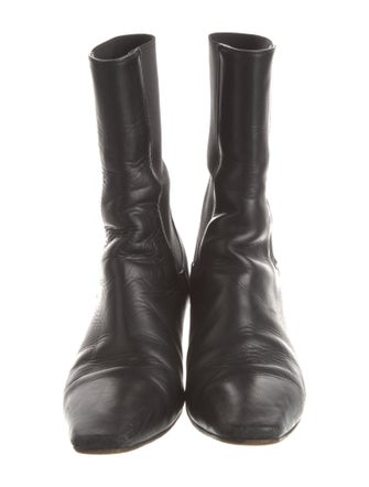 TOTEME Leather Lace-Up Boots