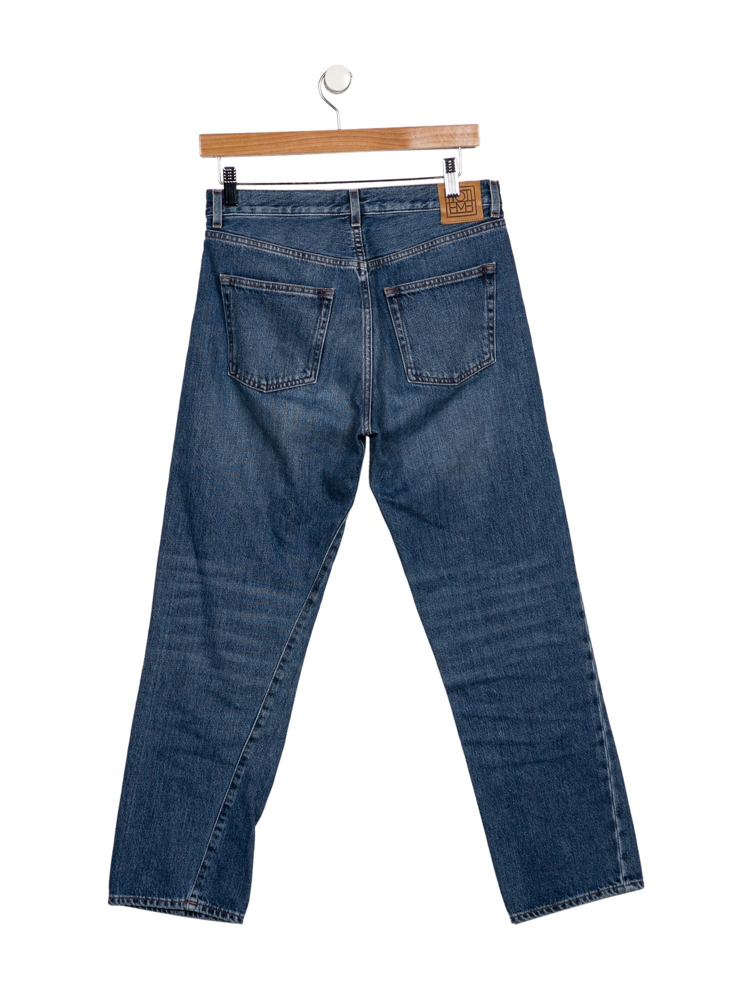 TOTEME High-Rise Straight Leg Jeans