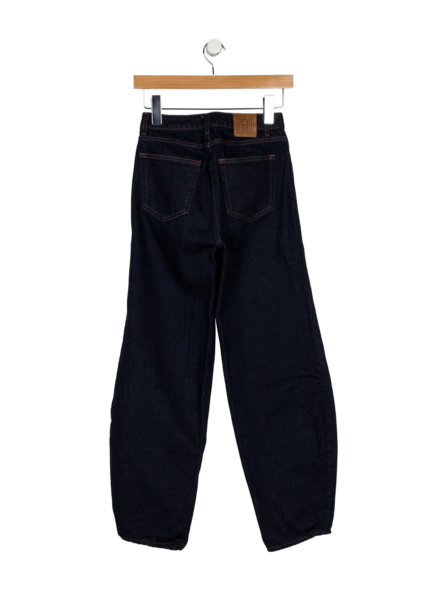 TOTEME High-Rise Straight Leg Jeans