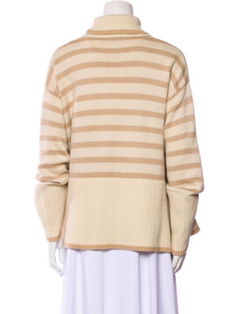 TOTEME Striped Turtleneck Sweater