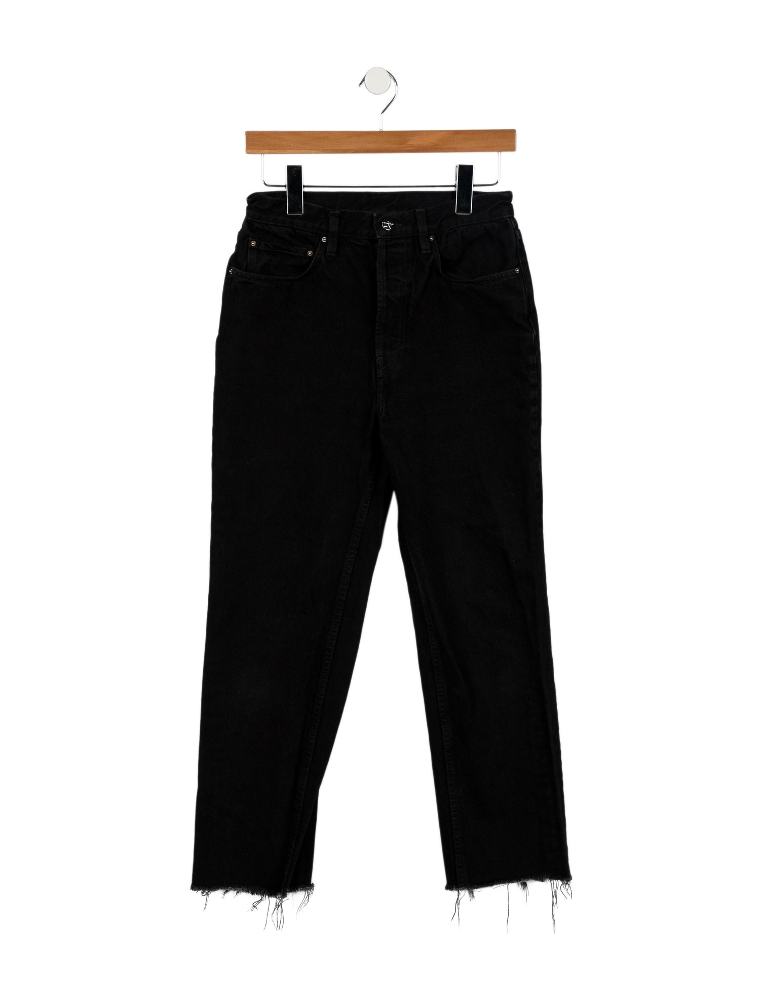 TOTEME High-Rise Straight Leg Jeans