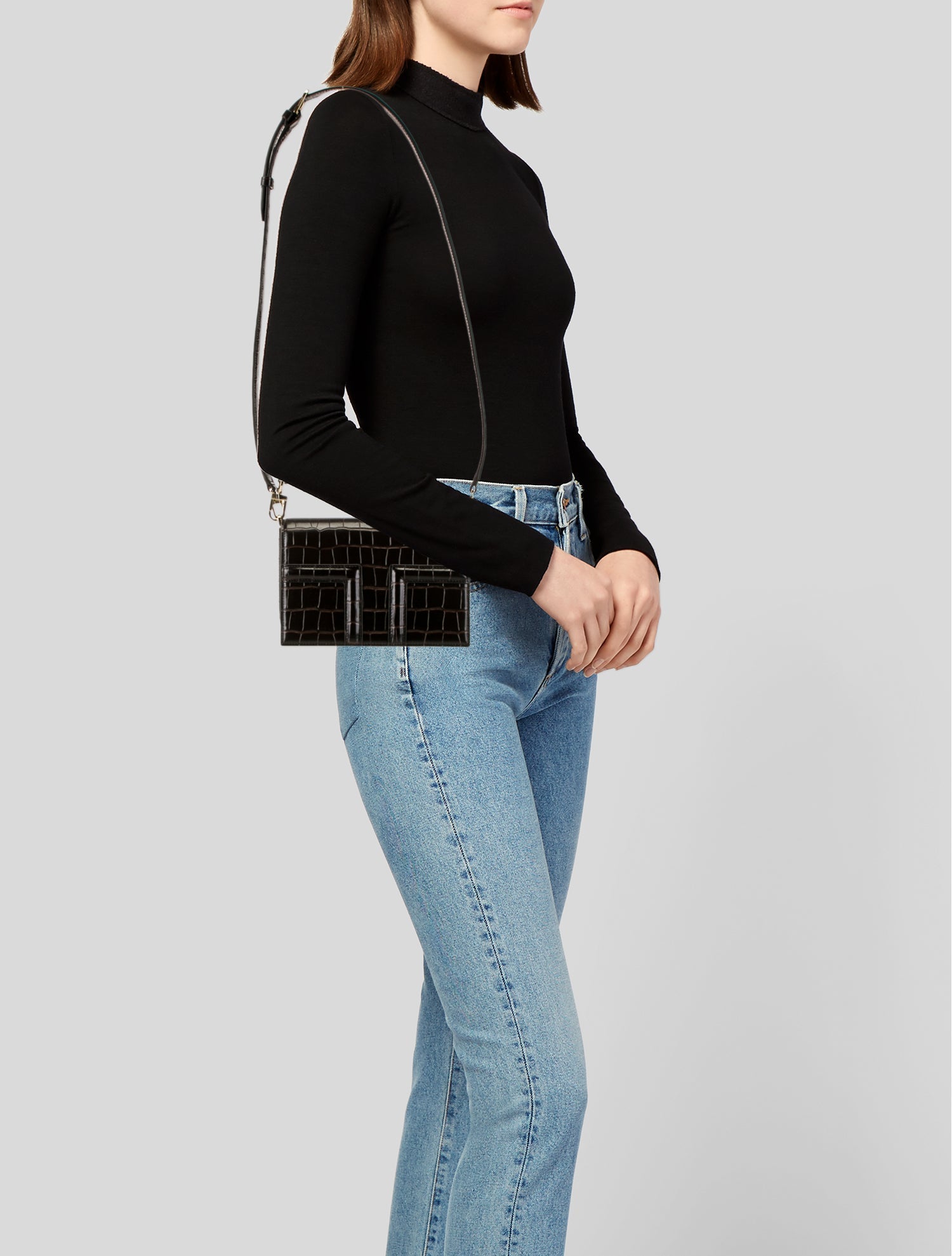 TOTEME Embossed Leather Tote