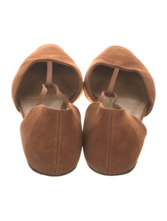 TOTEME Suede D'Orsay Flats
