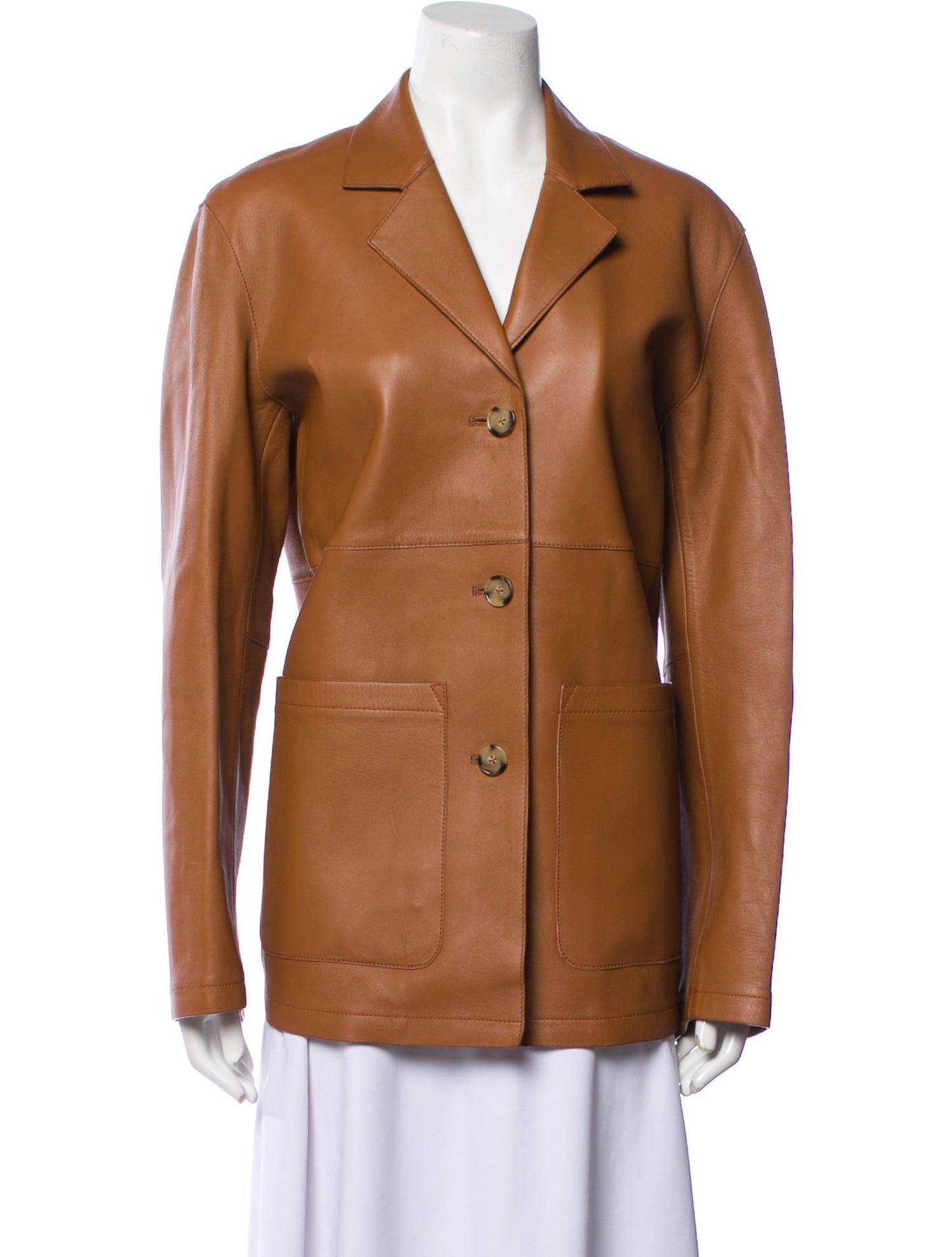 TOTEME Leather Blazer