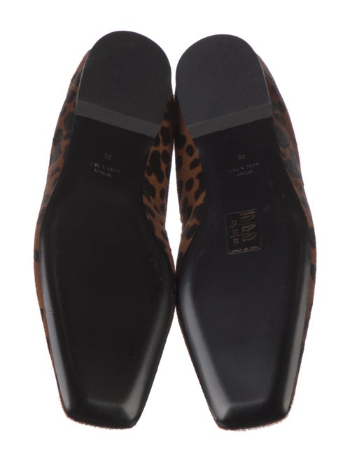 TOTEME Ponyhair Animal Print Flats