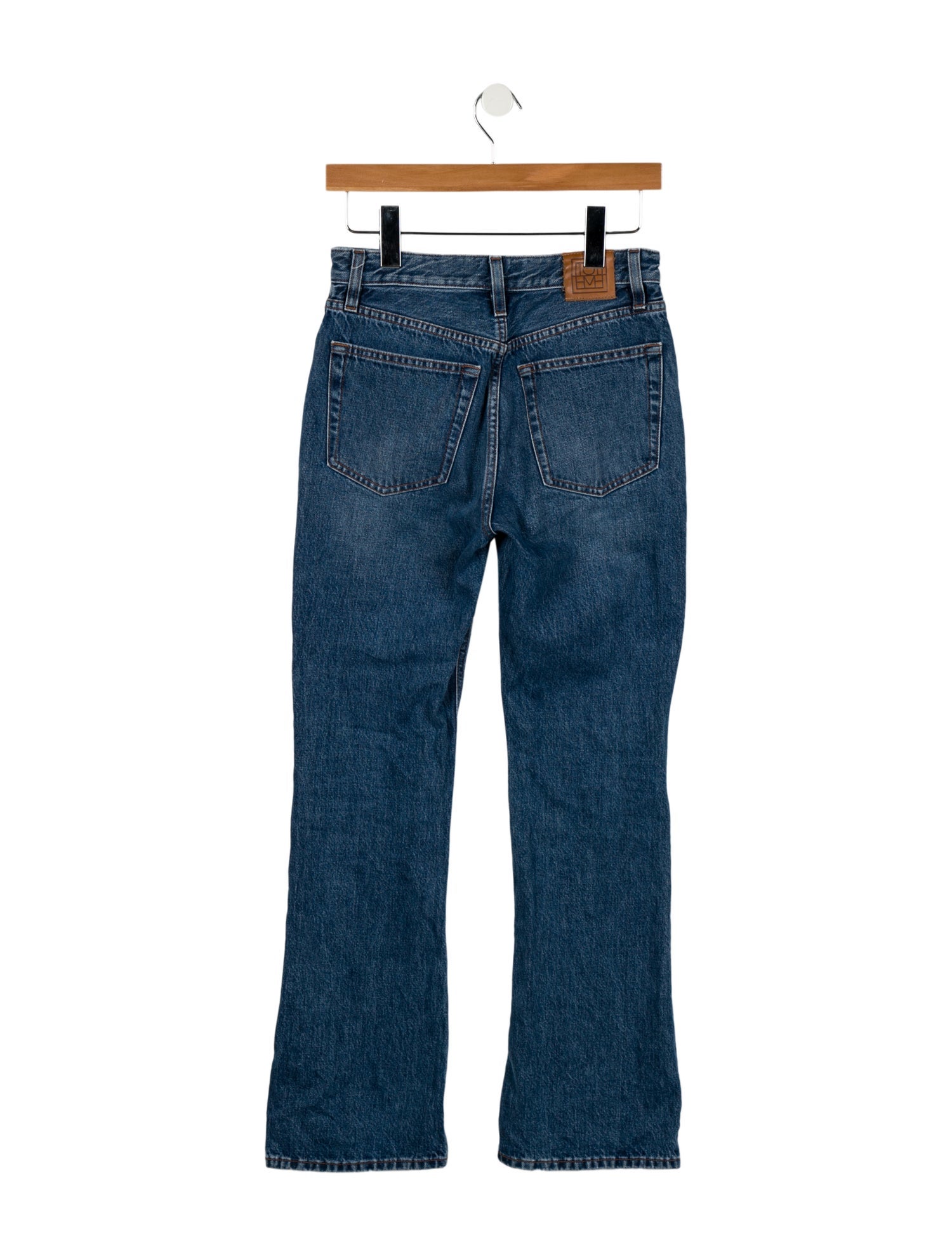 TOTEME Mid-Rise Straight Leg Jeans