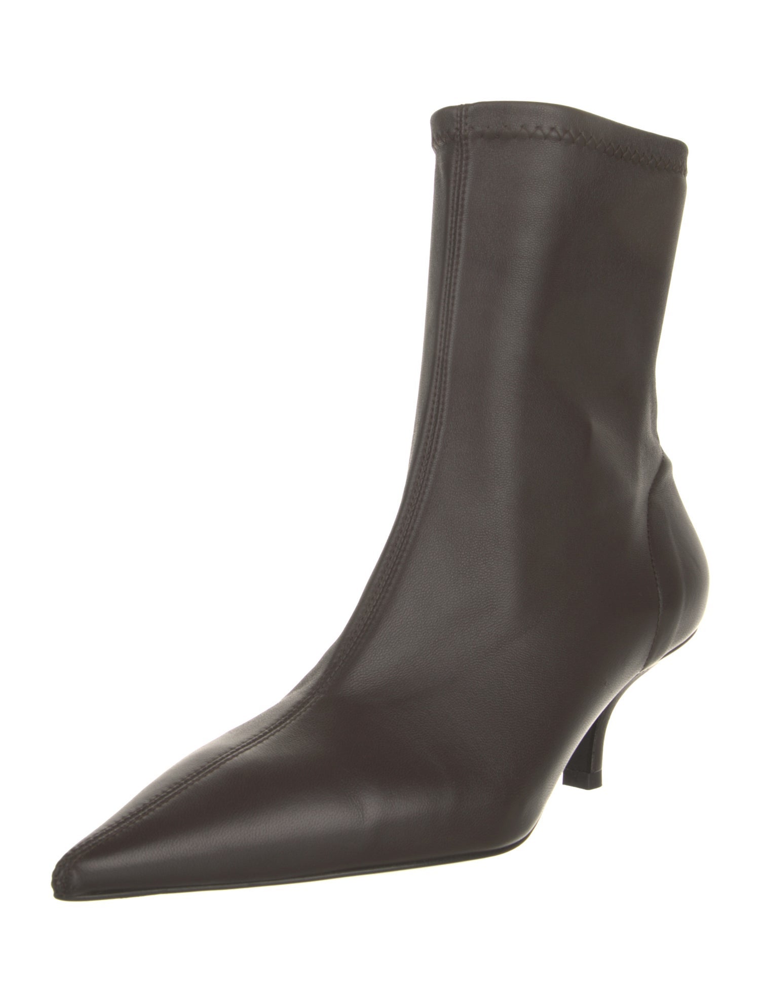TOTEME Leather Sock Boots