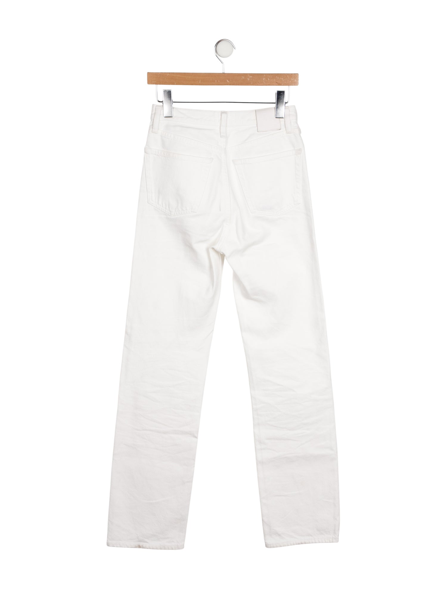 TOTEME High-Rise Straight Leg Jeans