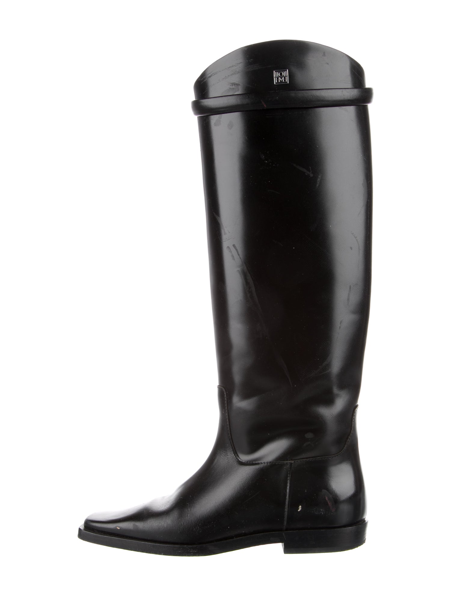 TOTEME Leather Riding Boots
