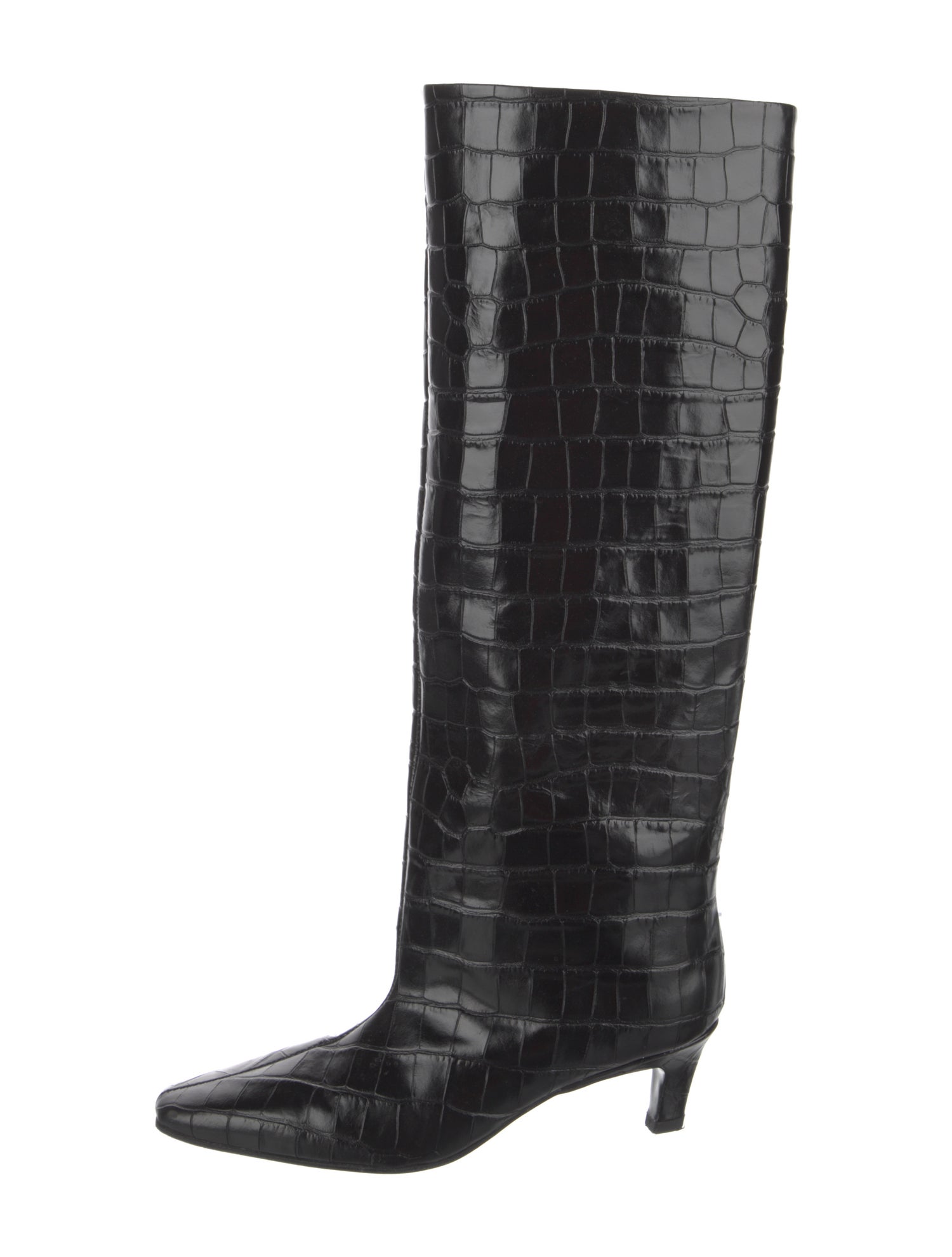 TOTEME Embossed Leather Boots