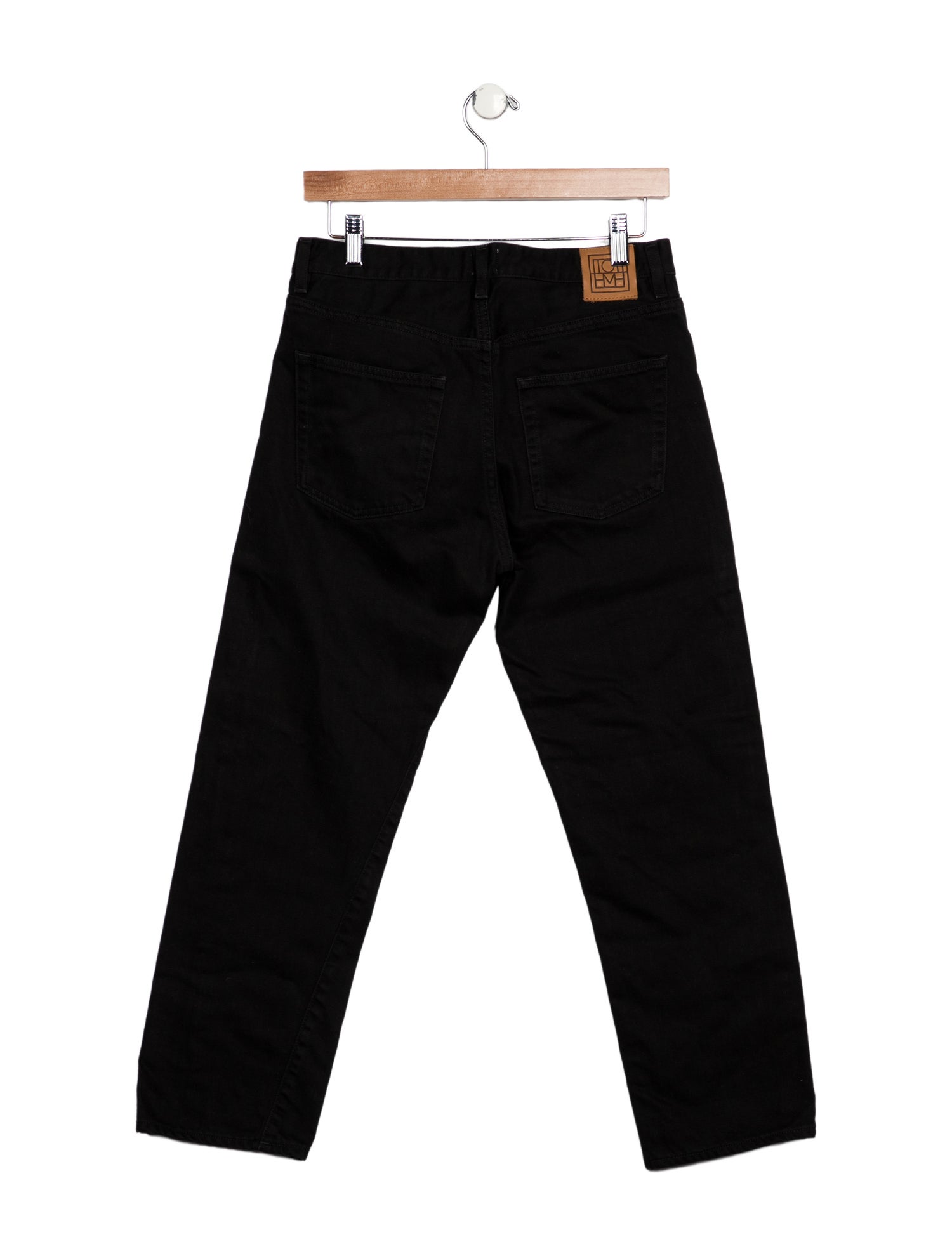 TOTEME High-Rise Straight Leg Jeans