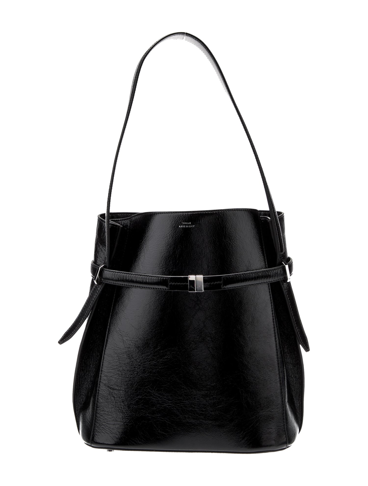 TOTEME Leather Belted Bucket