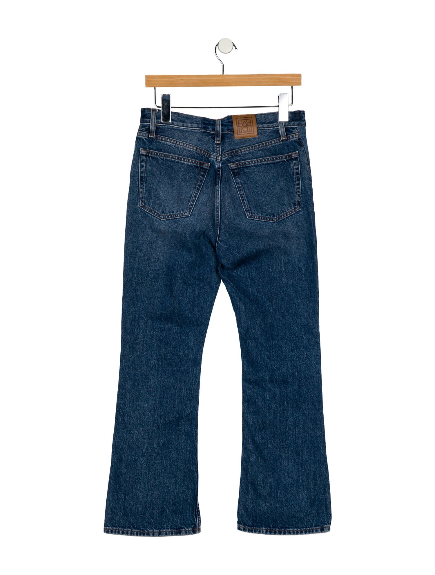 TOTEME Mid-Rise Wide Leg Jeans