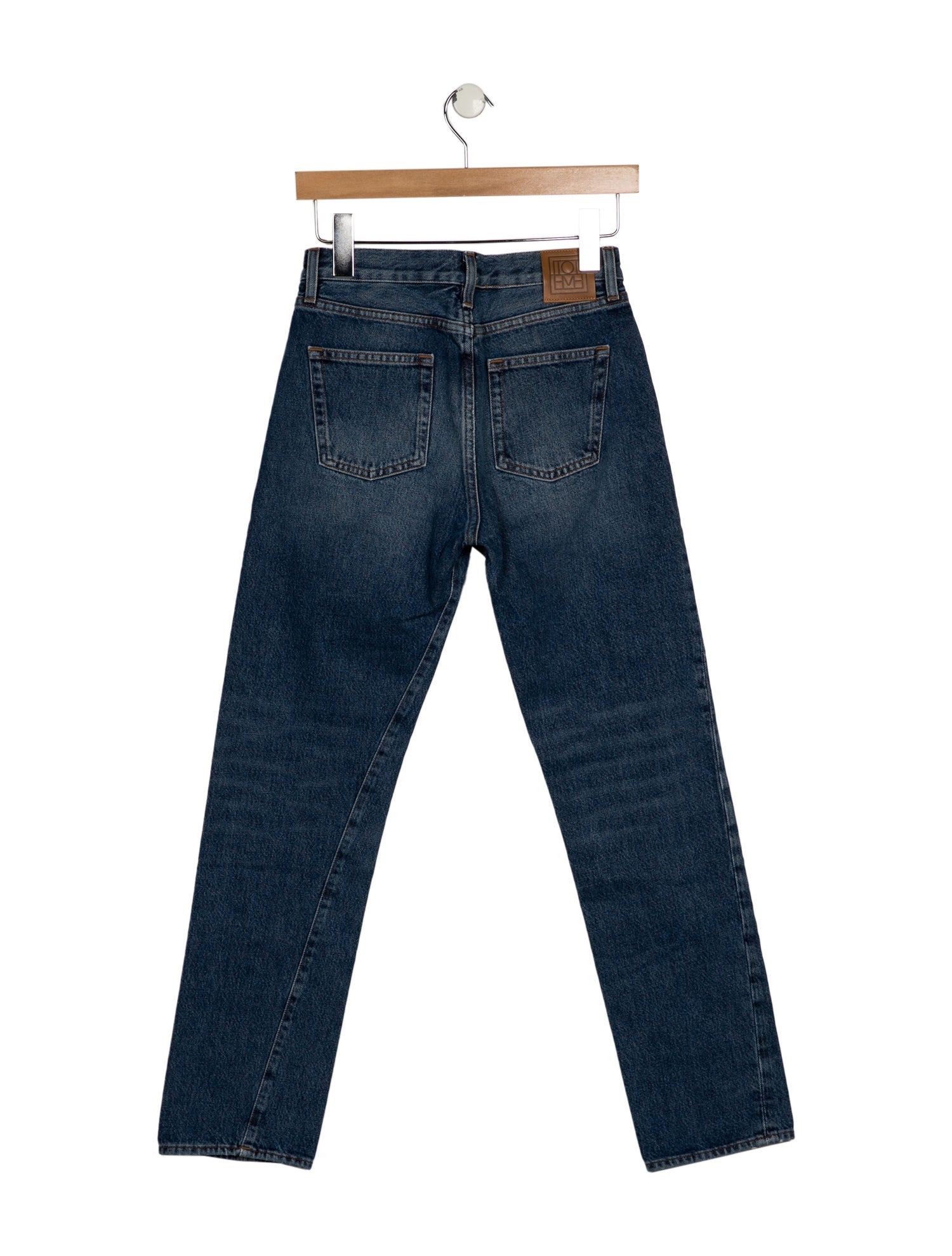 TOTEME Mid-Rise Straight Leg Jeans