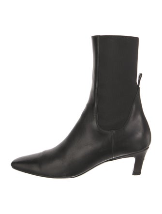 TOTEME Leather Sock Boots