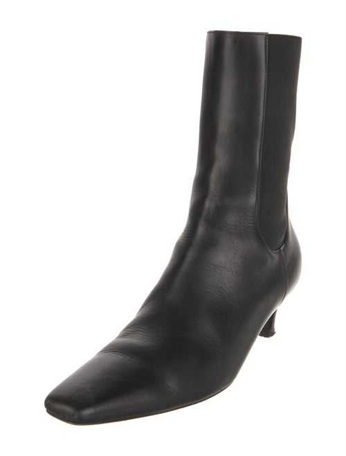 TOTEME Leather Sock Boots