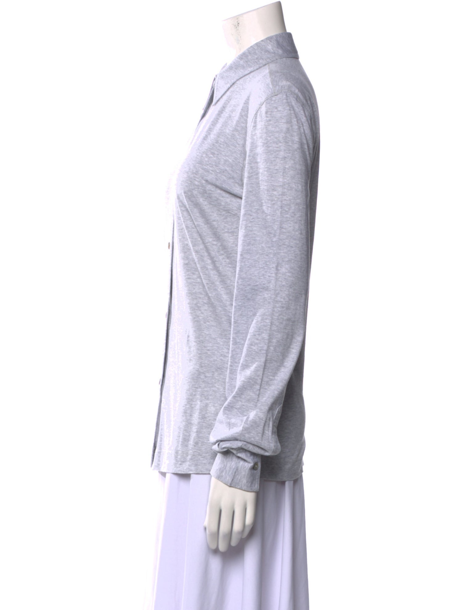 TOTEME Long Sleeve Button-Up Top