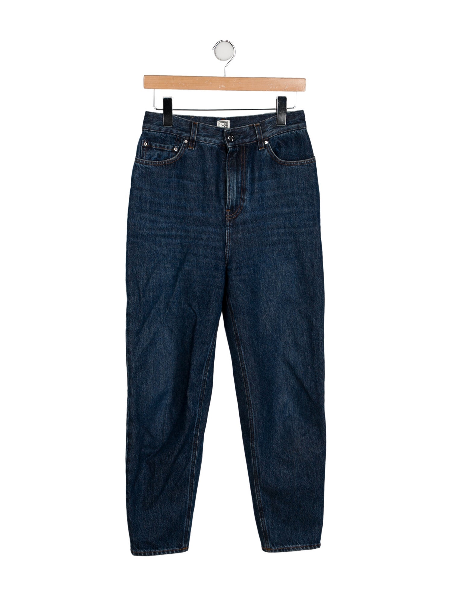 TOTEME High-Rise Straight Leg Jeans
