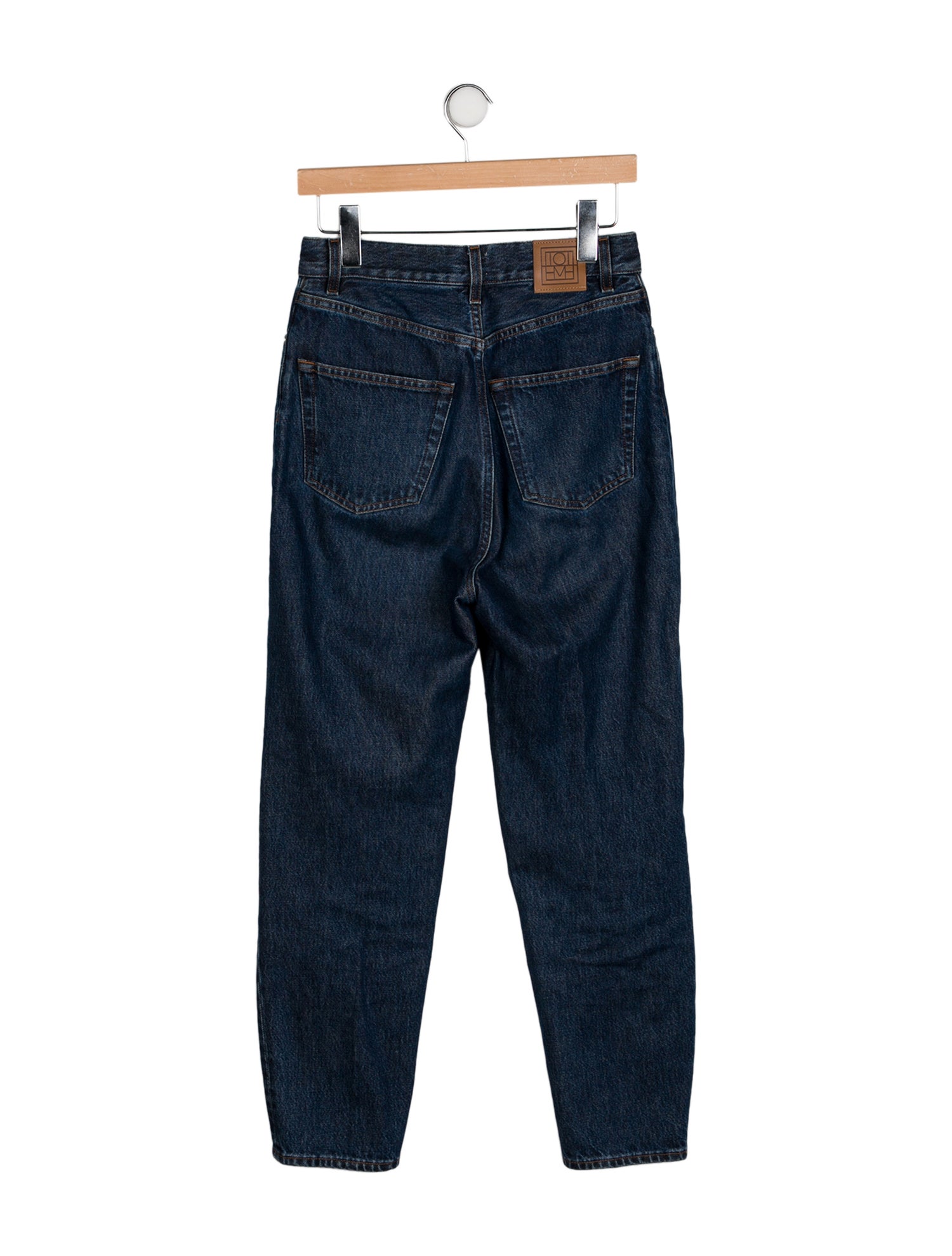 TOTEME High-Rise Straight Leg Jeans