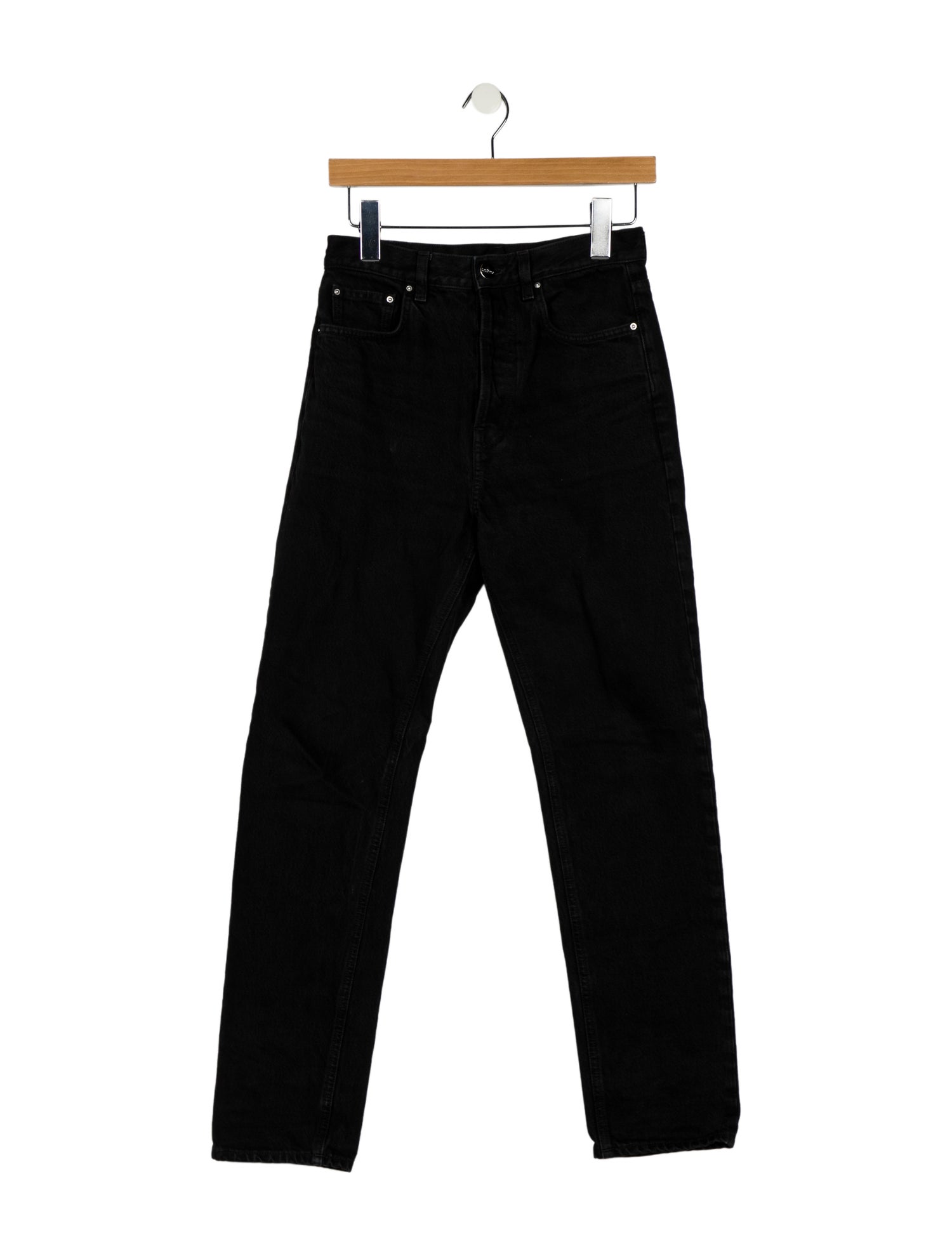 TOTEME High-Rise Straight Leg Jeans