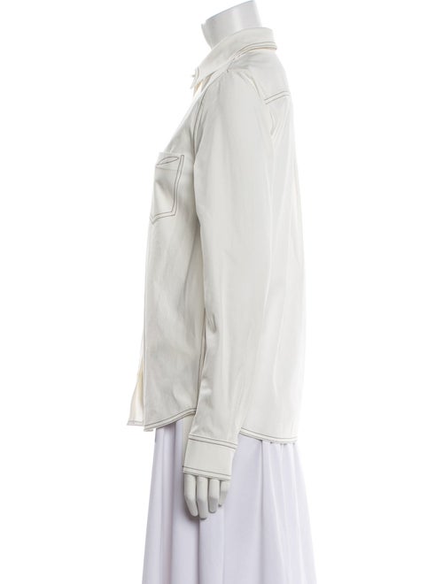TOTEME Long Sleeve Button-Up Top