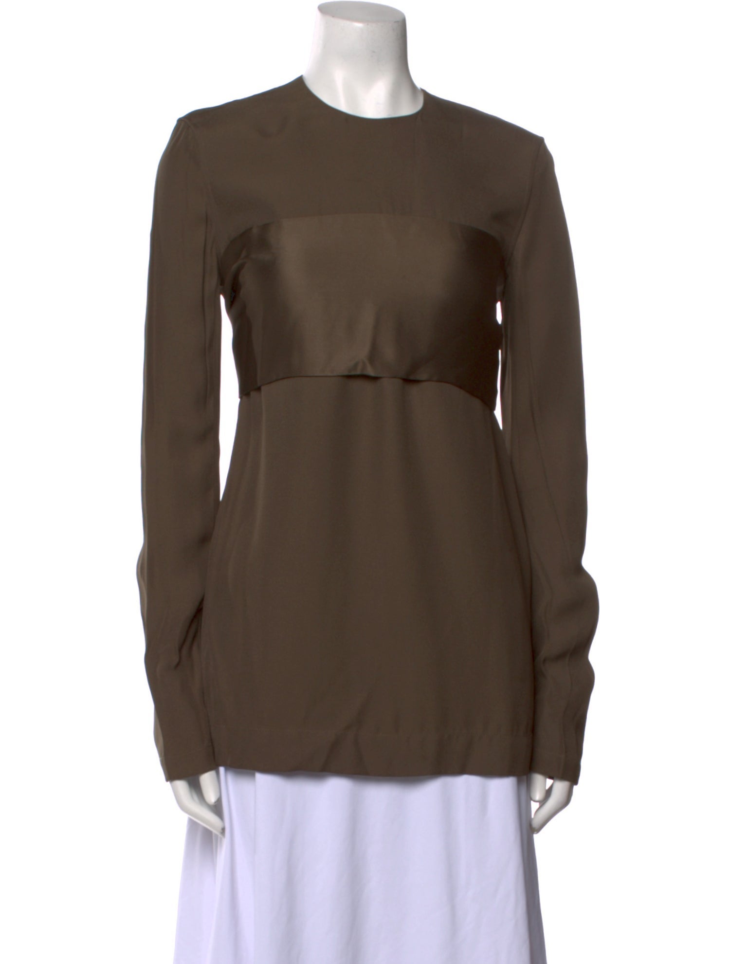 TOTEME Crew Neck Long Sleeve Blouse w/ Tags