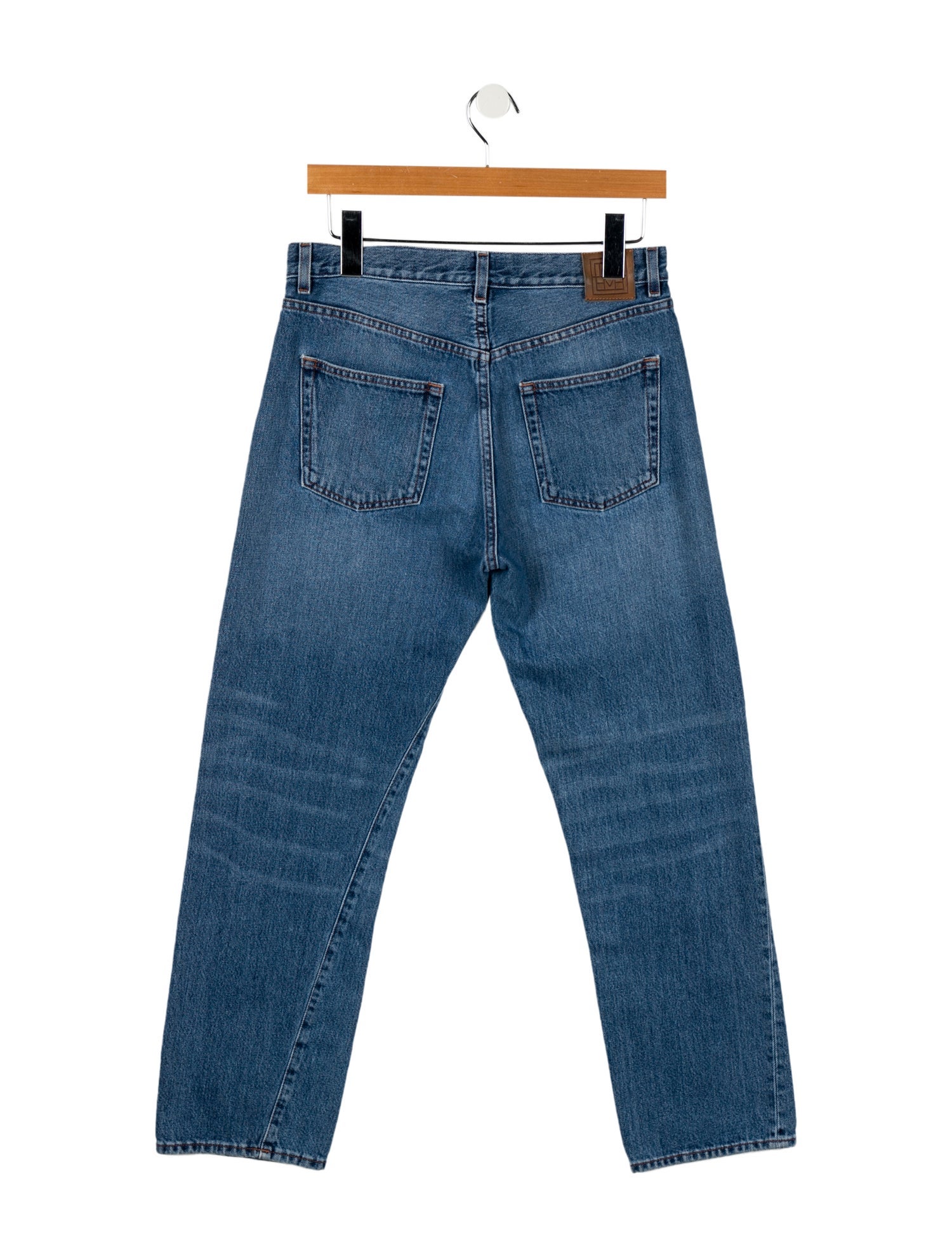 TOTEME High-Rise Straight Leg Jeans