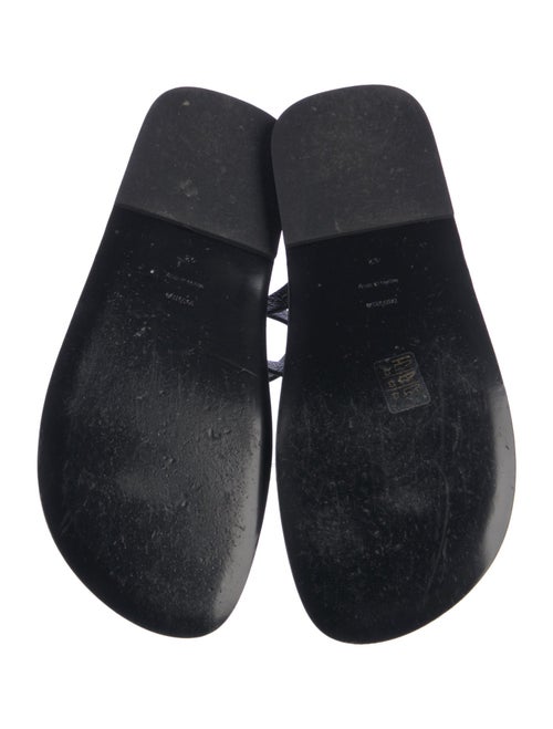 TOTEME Leather T-Strap Sandals