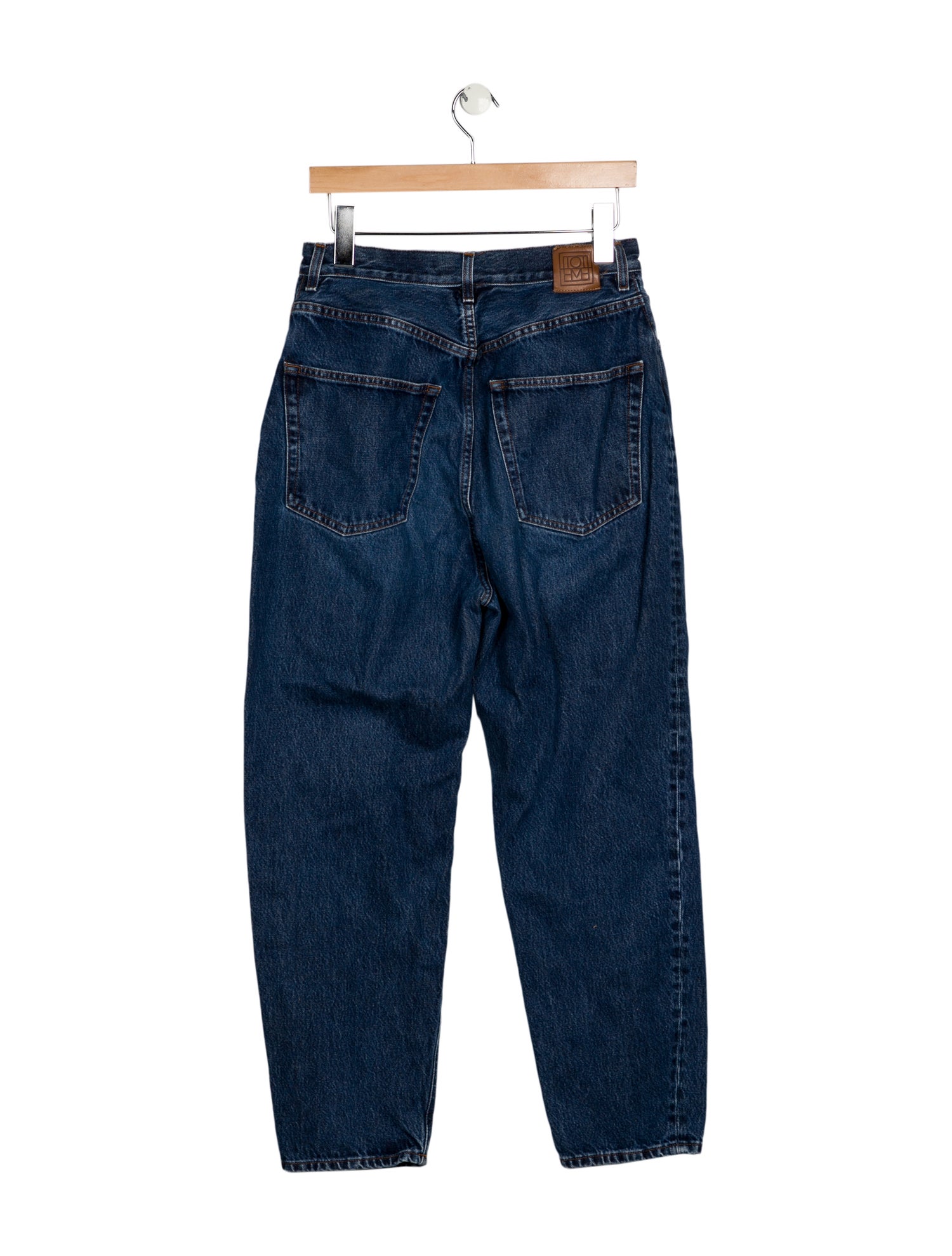 TOTEME High-Rise Straight Leg Jeans