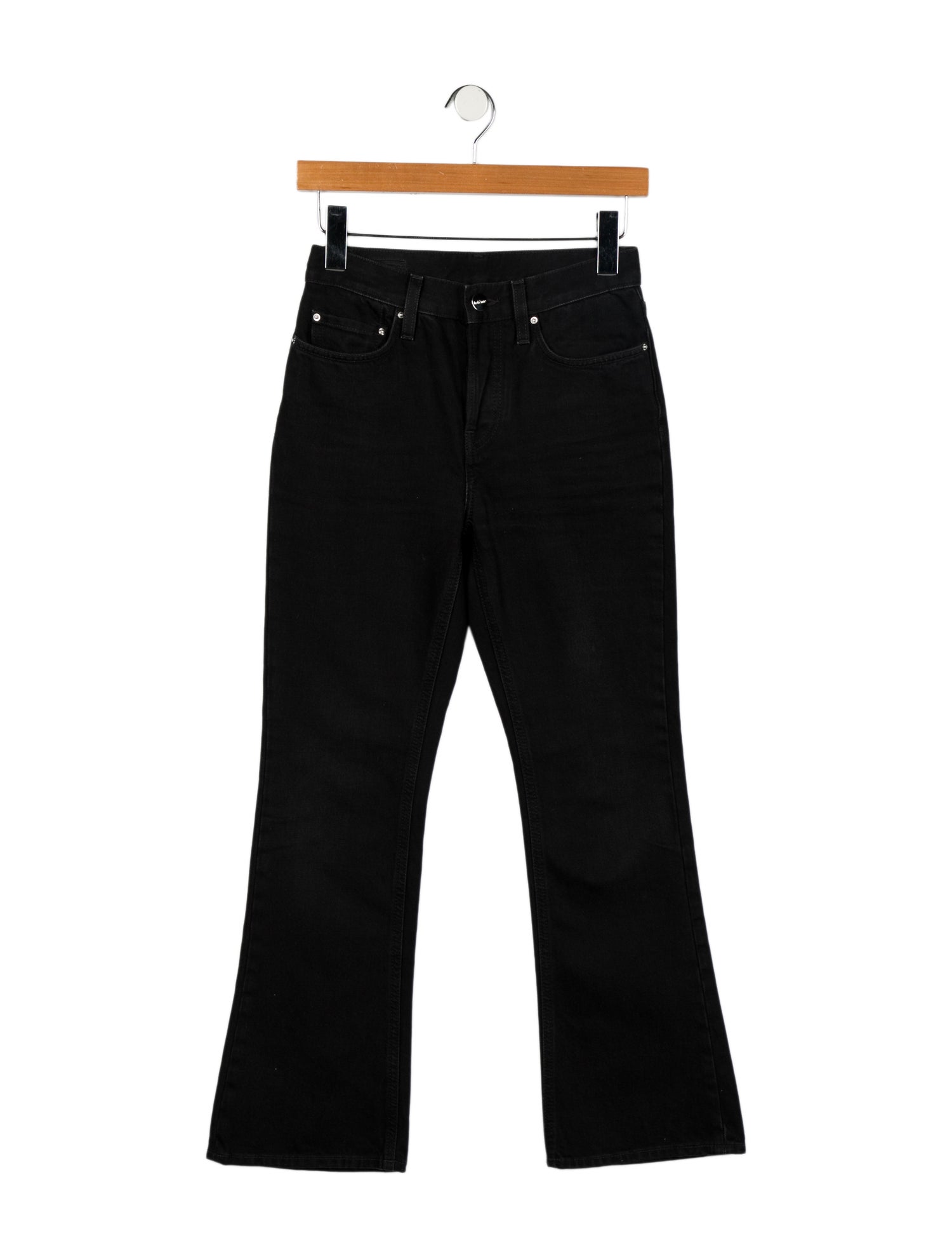 TOTEME Mid-Rise Wide Leg Jeans