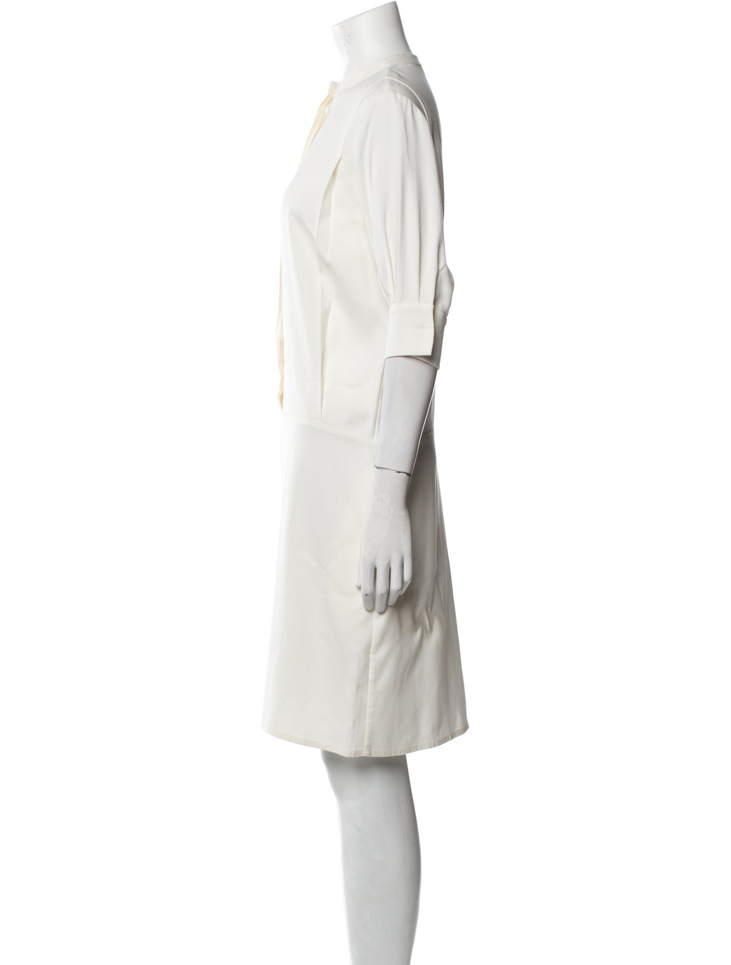 TOTEME Crew Neck Knee-Length Dress