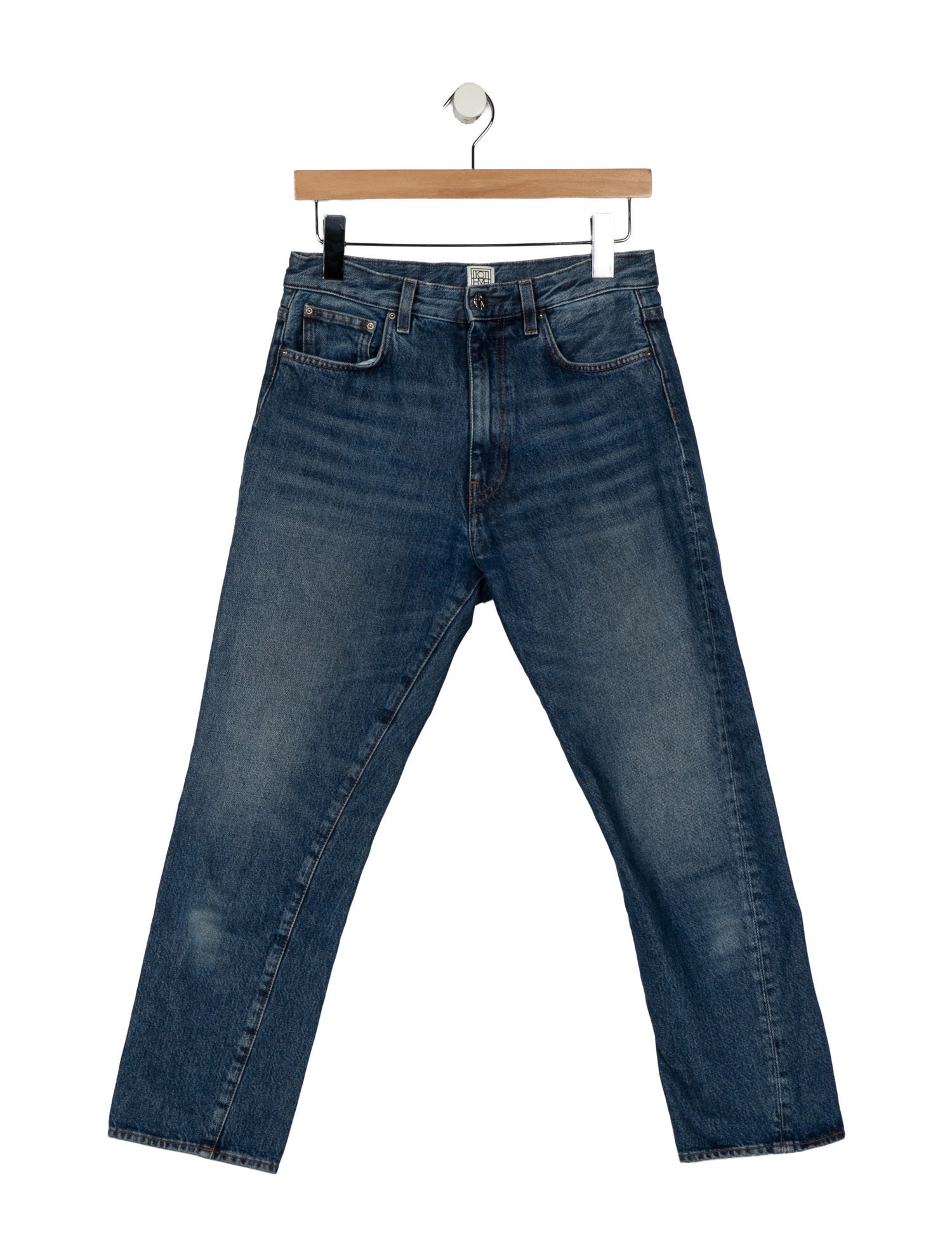 TOTEME High-Rise Straight Leg Jeans