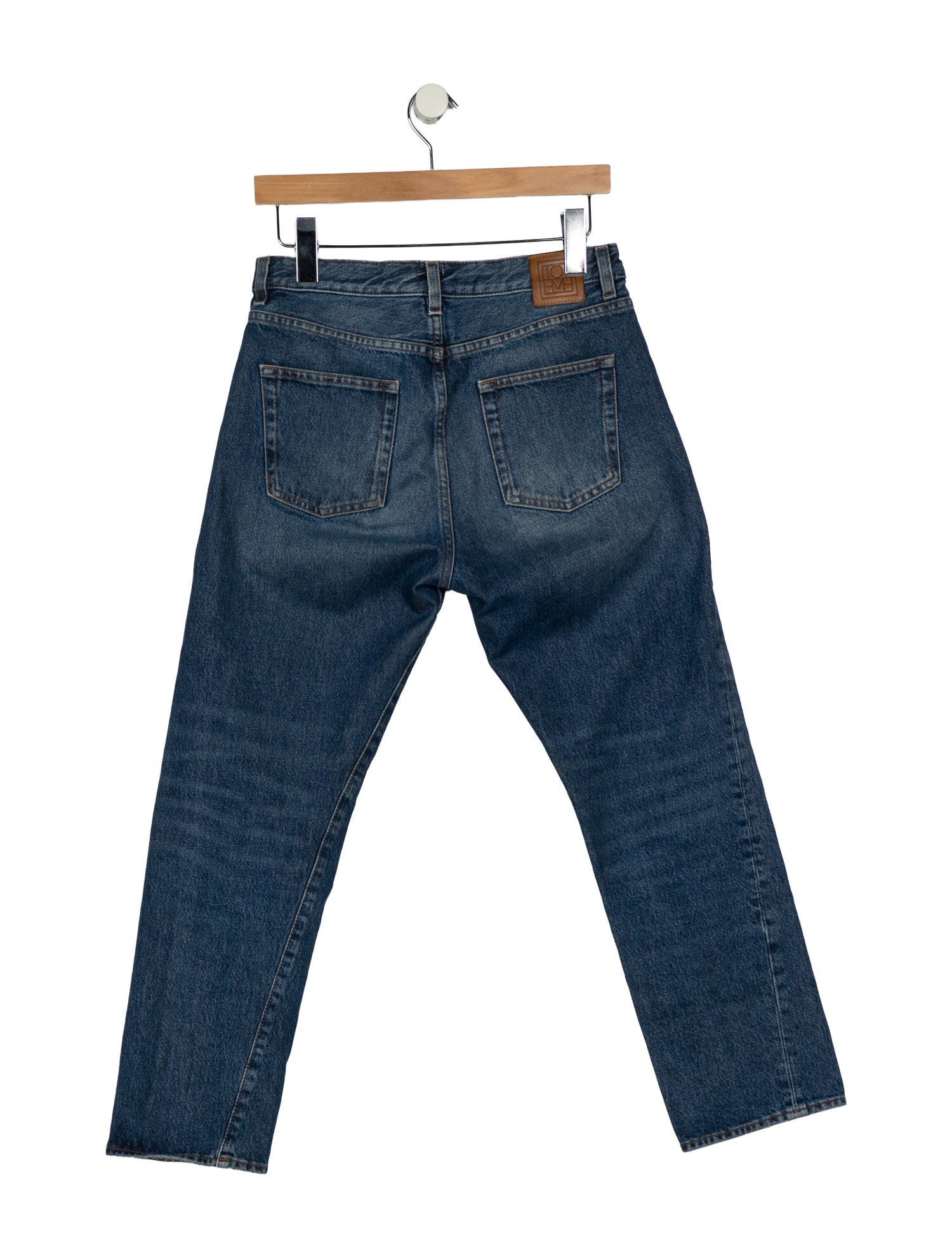 TOTEME High-Rise Straight Leg Jeans