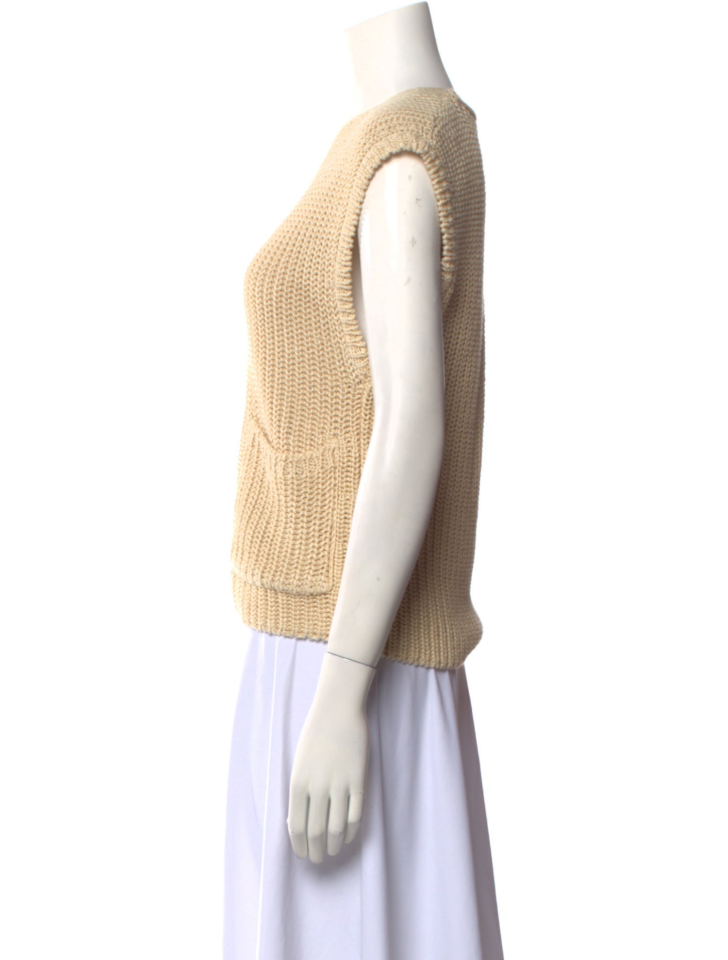 TOTEME Linen V-Neck Sweater