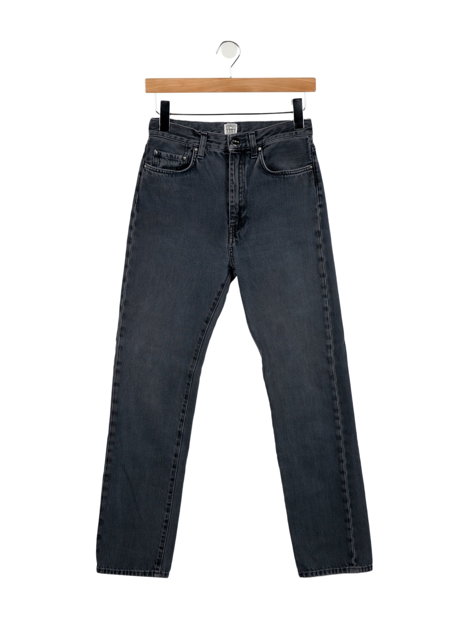 TOTEME High-Rise Straight Leg Jeans