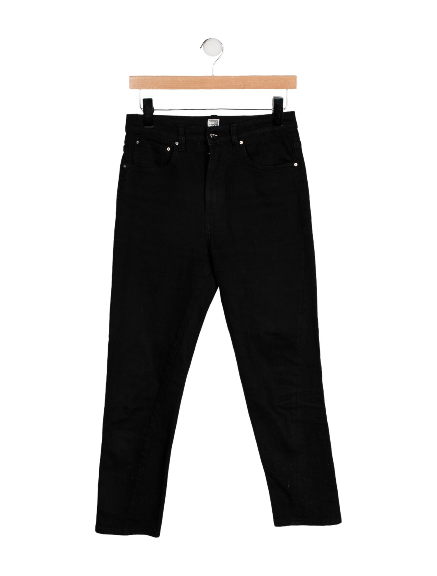 TOTEME High-Rise Straight Leg Jeans