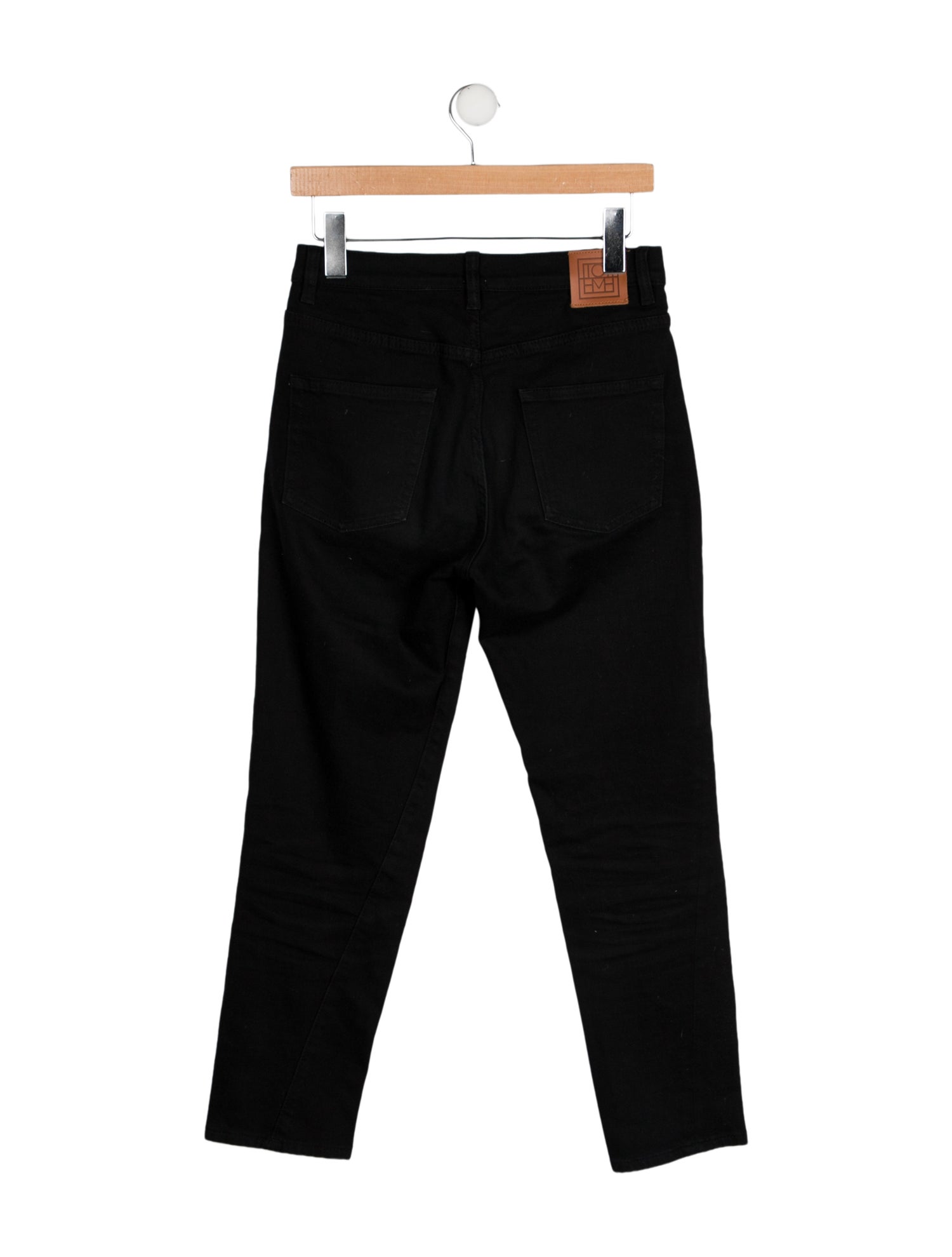 TOTEME High-Rise Straight Leg Jeans