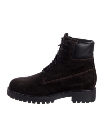 TOTEME Leather Combat Boots