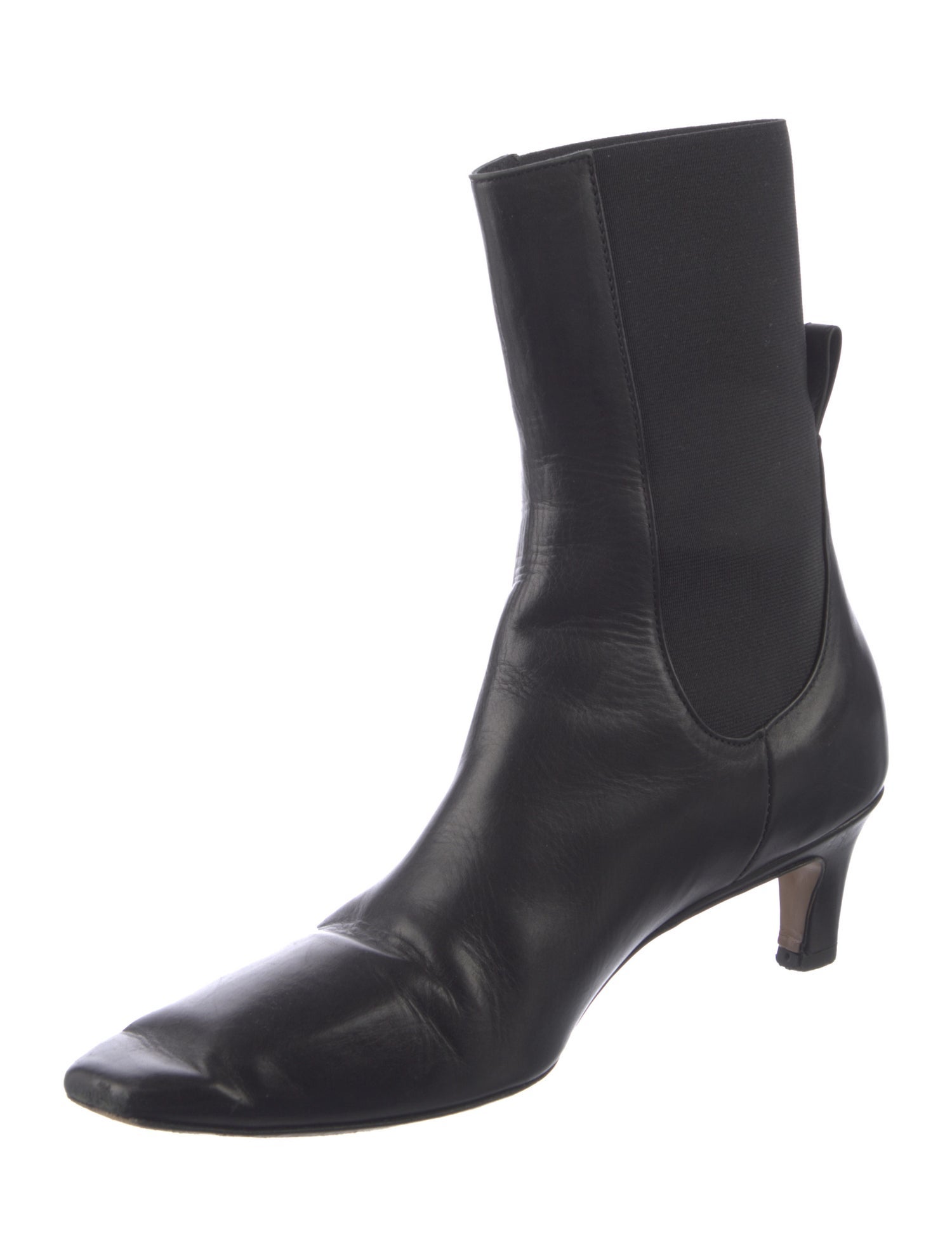 TOTEME Leather Sock Boots