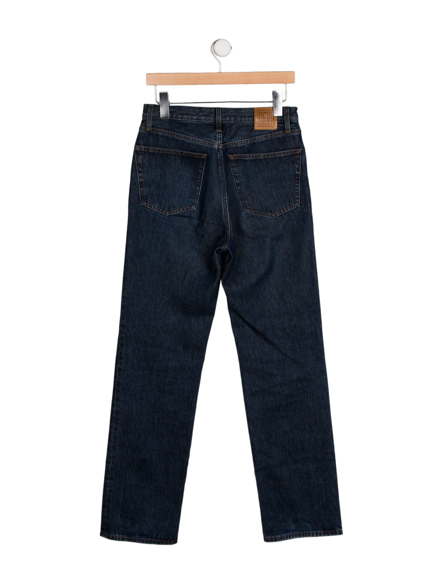 TOTEME High-Rise Straight Leg Jeans