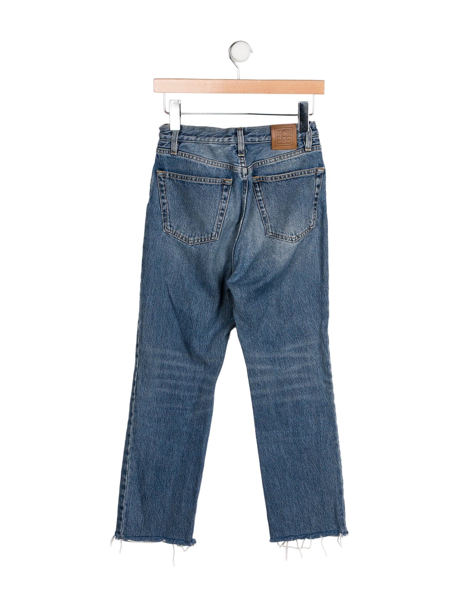 TOTEME Mid-Rise Straight Leg Jeans