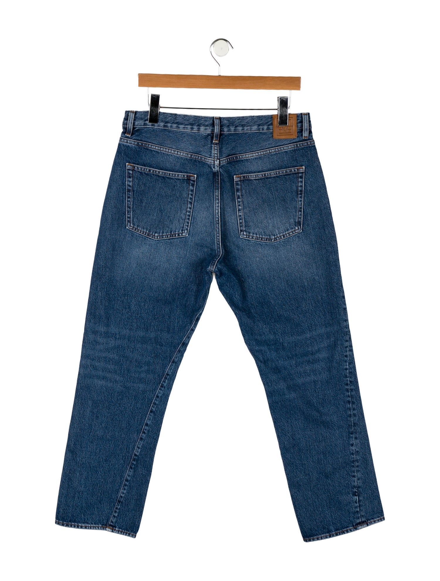 TOTEME High-Rise Straight Leg Jeans