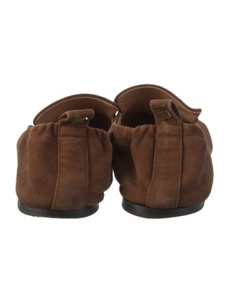 TOTEME Suede Ballet Flats