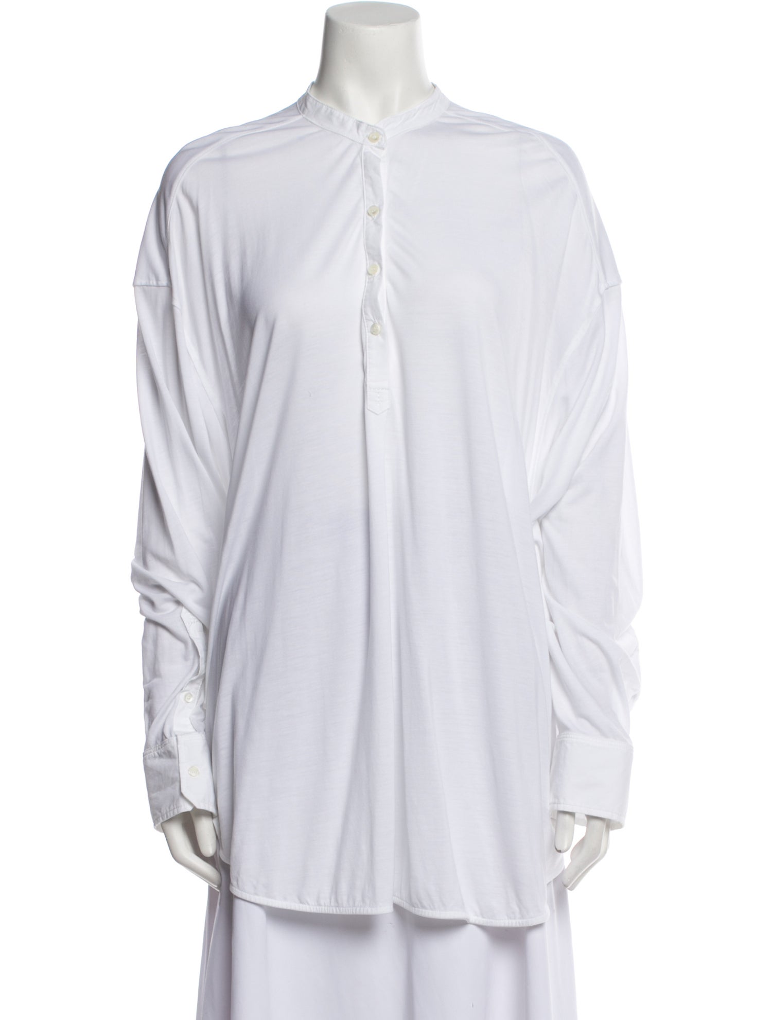 TOTEME Mock Neck Long Sleeve Tunic