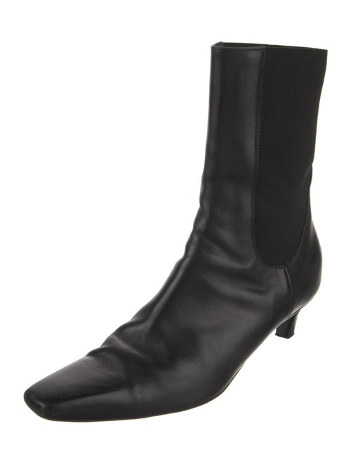 TOTEME Leather Sock Boots