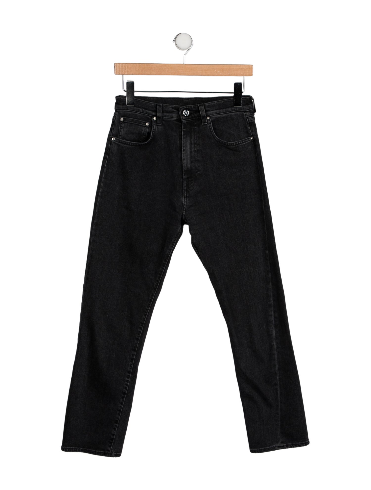 TOTEME Mid-Rise Straight Leg Jeans