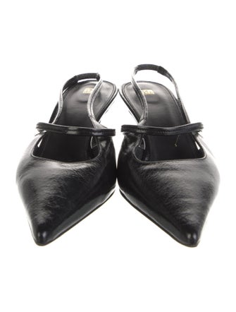 TOTEME Leather Slingback Pumps